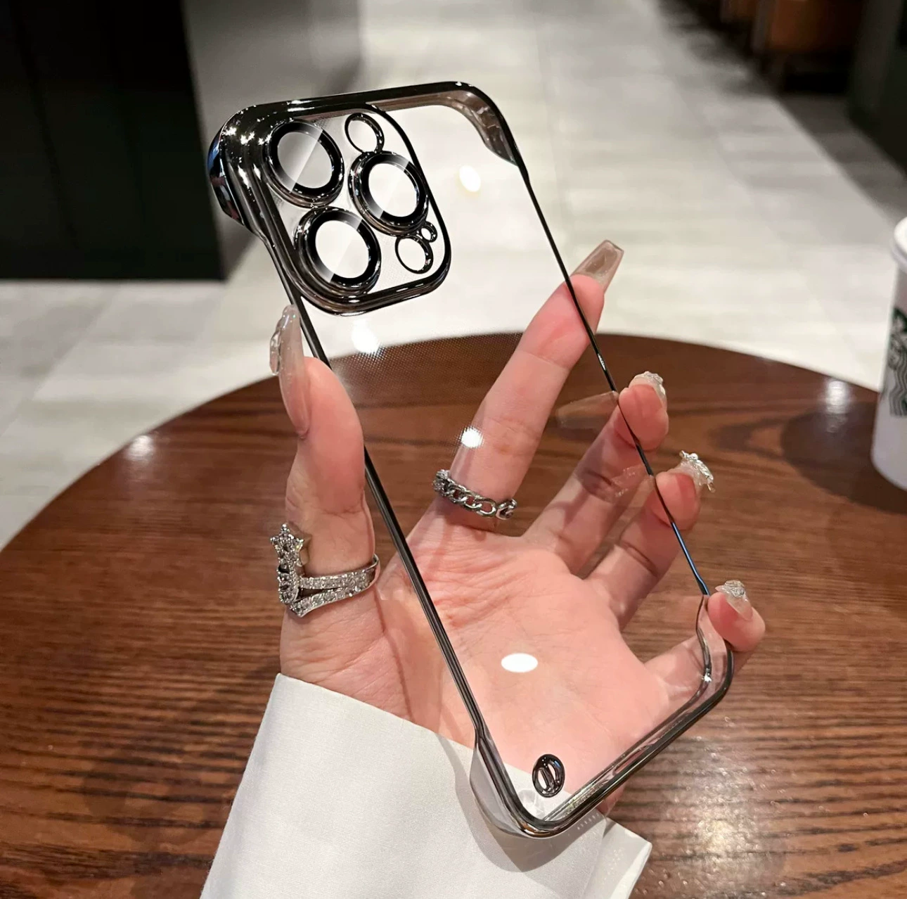 Чехол для телефона Apple iPhone 11–17 серии, ультратонкий прозрачный с защитой объектива