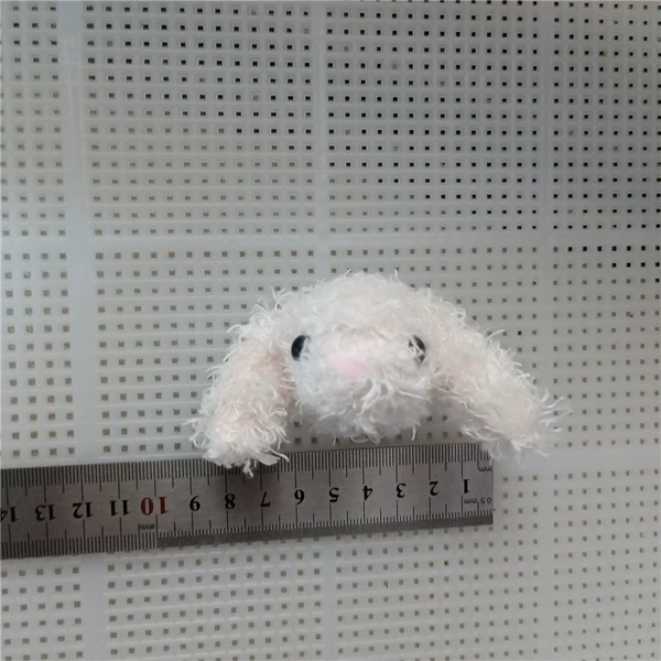 7cm rice white rabbit head
