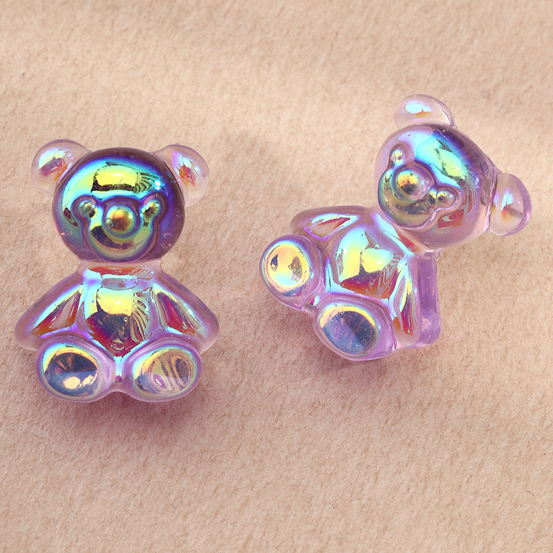 Cute Colorful Bear Earrings display picture 10