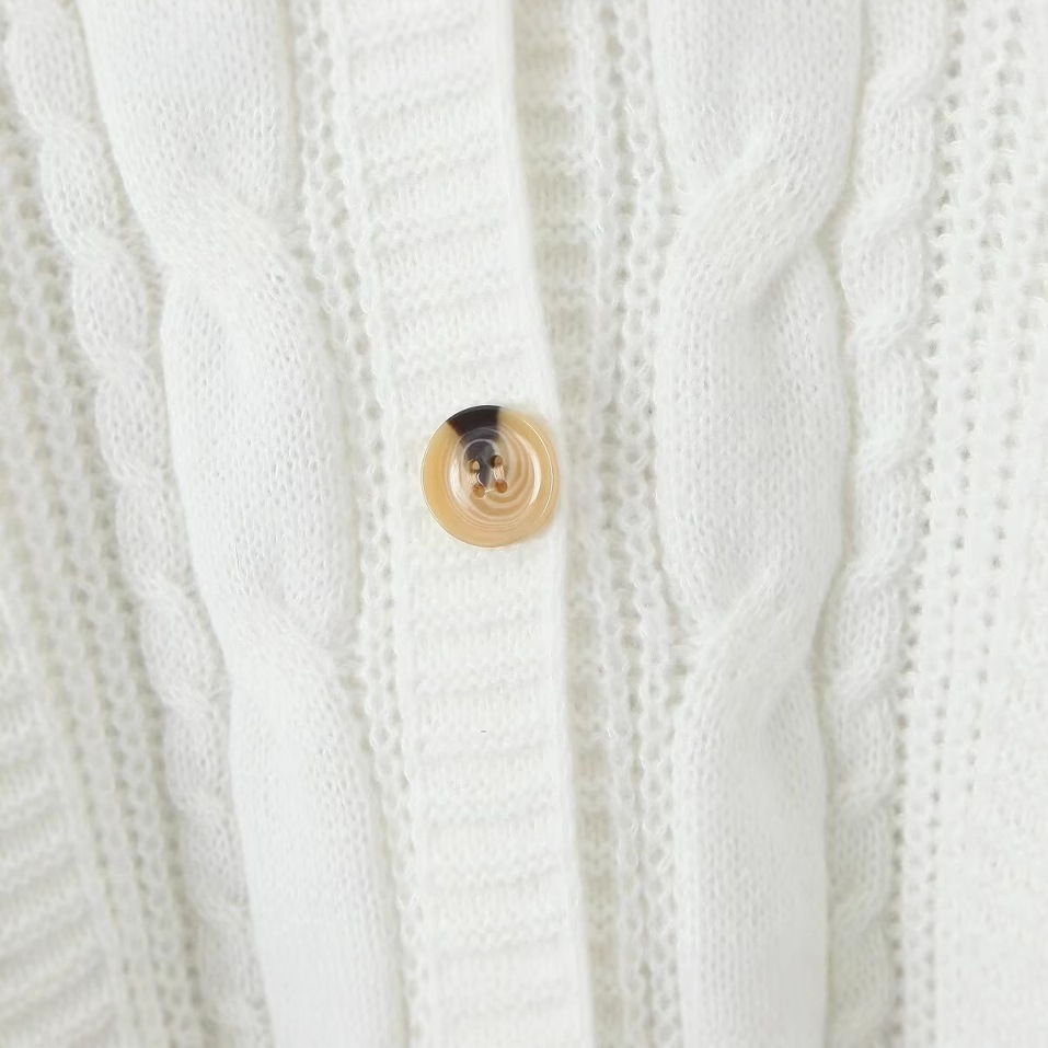 Autumn Fashion New Soft Glutinous Button Long-sleeve Cardigan Sweater