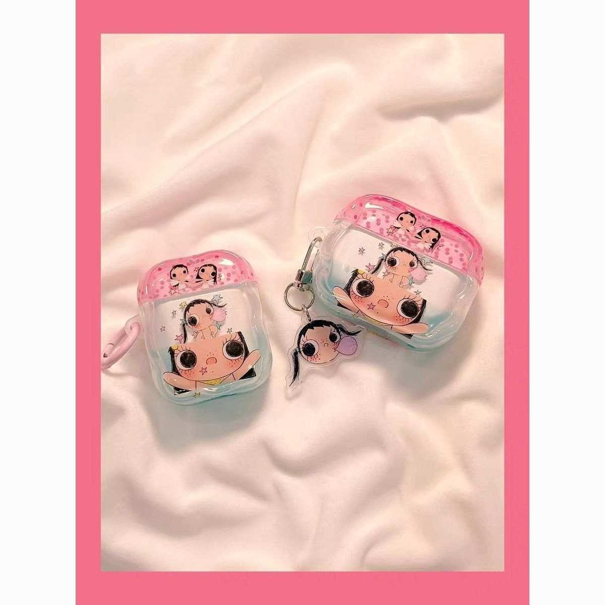 Ins burbujas infladas ilustraciones de jade para airpods4 / 5 generación de cubierta de Apple Bluetooth pro2 / 3 auriculares5 image 1