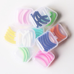 Adhesive strip beauty tool eyelash curler adhesive strip eyelash curler adhesive pad high elastic silicone strip eyelash curler silicone strip box