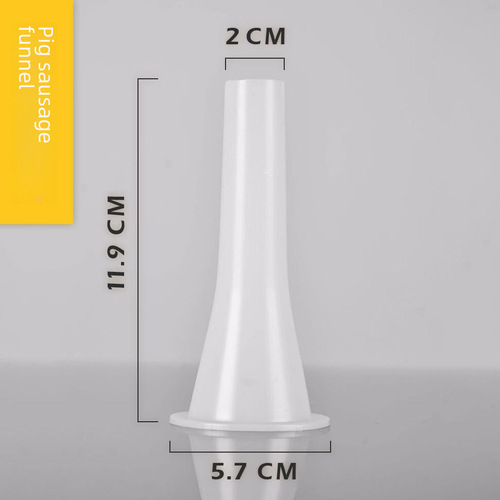 Manual Home Sausage Stuffer, Sausage Filling Funnel, Plastic Sausage Stuffer for Pig Intestine, Lamb Intestine