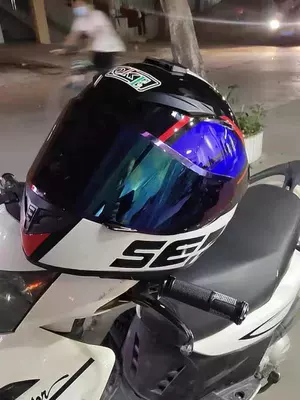 Women's Four-Season Rider Riding Motorcycle Helmets, Dəbilqə (Kaska) aksesuarları - 111-full-face-helmet-colored-lenses