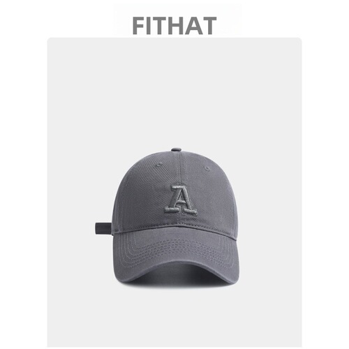 Korean Embroidered A-letter Cap for Women, Soft Top, Face-Smoothing, Versatile Casual, Japanese Style, Duckbill Hat for Men, Ins Trendy Brand
