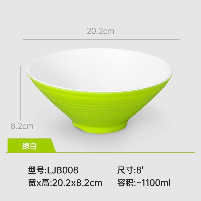 メラミン模造磁器ボウル問屋用どんぶりラーメンスープ麺館用麻辣热ナットボウルA5|undefined