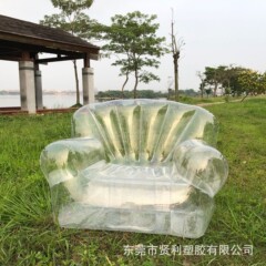 メーカースポットPVC屋外インフレータブル透明ソファ人形クリエイティブキャンプ用インフレータブルソファ怠け者ソファ