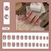 Ultra thin nail stickers, removable multicoloured fake nails for manicure for nails, ready-made product