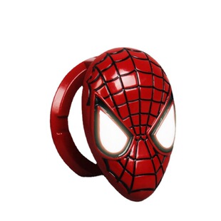 Spider car one-click start decoration ignition ring protection car stickers luminous spider web interior modification car stickers