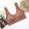 Comfortable sports wireless bra, T-shirt, underwear, beautiful back