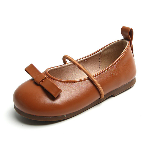 Candy-colored sweet girls' leather shoes, children's soft-soled shallow shoes, cute children's princess shoes, spring and autumn children's shoes, trendy