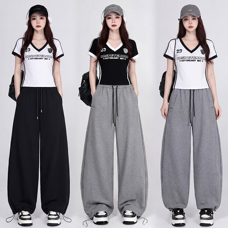Real Shot of Jazz Dance Performance Outfit, Slimming and Loose-Fitting, Age-Reducing Street Dance Super Cool Set