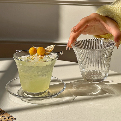 Taza de café con latte, taza de cóctel antiguo, taza de hockey, taza de vidrio mecánico clásico