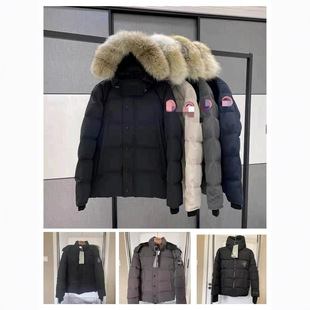 New High-End Popular Correct Version Large Pocket Unisex Couple Parka Cotton Jacket with Hood, Thickened, Warm, and Windproof Coat