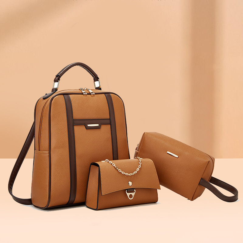 Lightweight business backpack, large capacity three piece backpack set_voghion.com