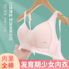 初高中生学生内衣女青春发育期少女文胸春夏薄款透气女童大童胸罩