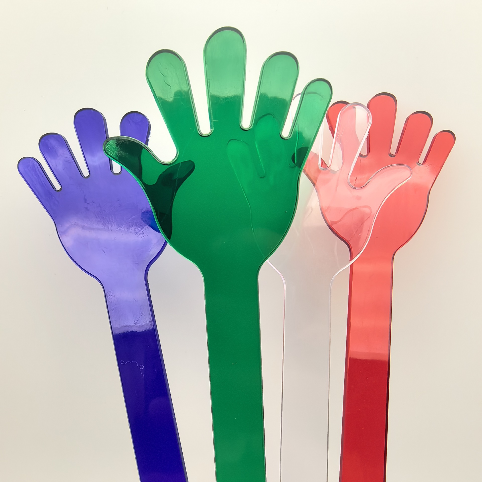 Pluma de bolas creativa con forma de palma, pluma de juguete para estudiantes de primaria, color personalizado y logotipo, pluma de palma grande