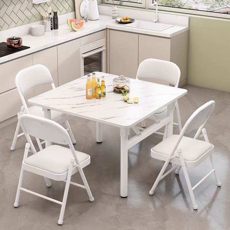 Mesa baja, mesa de comedor rectangular plegable, mesa de alquiler, mesa de dormitorio, mesa de piso pequeña, mesa simple, mesa cuadrada al aire libre image 3