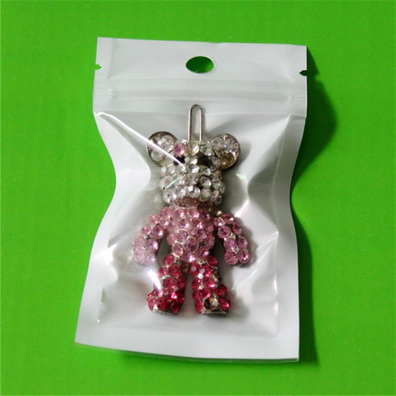 14*20*23cm15*18*21口罩袋珠光膜自封袋阴阳骨袋挂孔头饰品密封袋