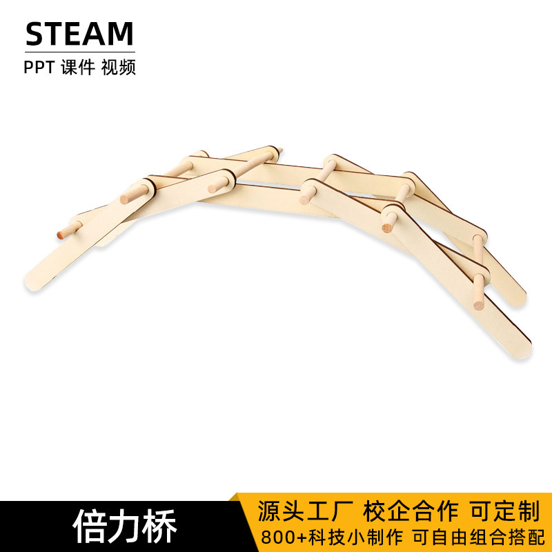 Beiliqiao Technology Small Production DIY Invention Arch Bridge Mechanics Superposition Principle Science Experiment Kit Wholesale Beiliqiao Technology Small Production DIY Invention Arch Bridge Mechanics Superposition Principle Science Experiment Kit Wholesale