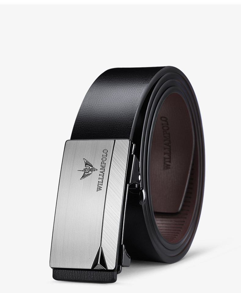 Emperor Paul Genuine Leather Men's Belt with Alloy Buckle Waist Band Guangzhou Men's Luxury Wholesale