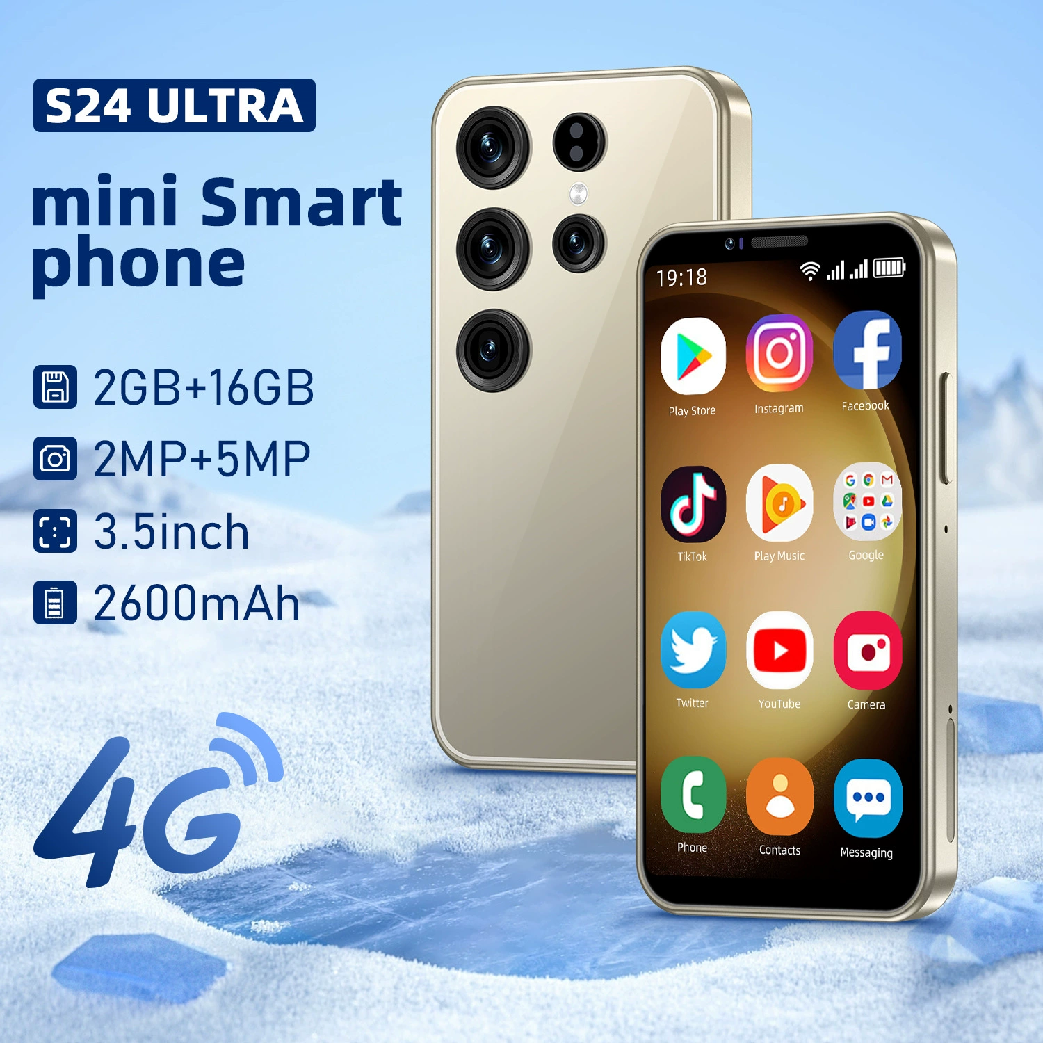 (Cross-border trading), Google, S24, small quad-core smartphone, S24 Ultra, 4G, Android