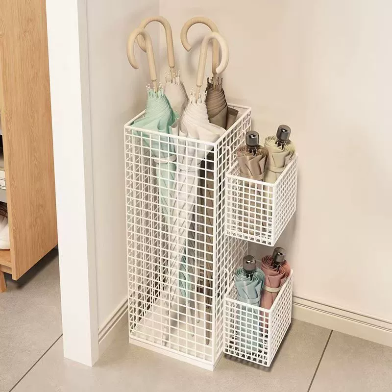 Umbrella, capacious storage system, drying rack with umbrella holder for commercial use for yoga