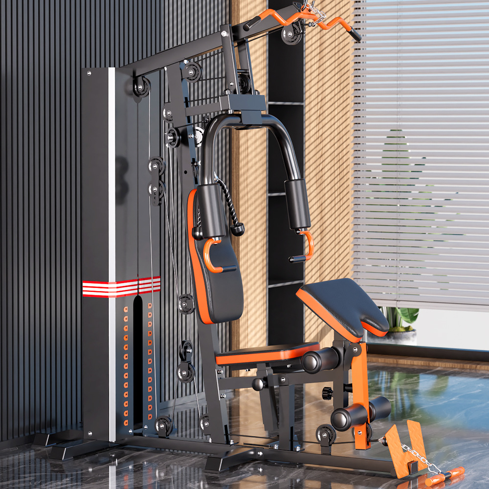 Estación de una sola persona, estación de tres personas, equipos de ejercicio de capacidad multifunción, equipos de entrenamiento integrados de fitness domésticos, equipos de entrenamiento al por mayor