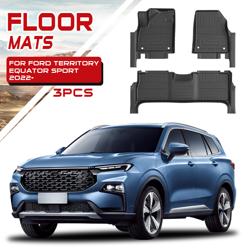 Adecuado para almohadillas de pie Ford Tope, cuello, almohadilla de caja trasera, alfombrilla especial Ford Territory Floor Mats