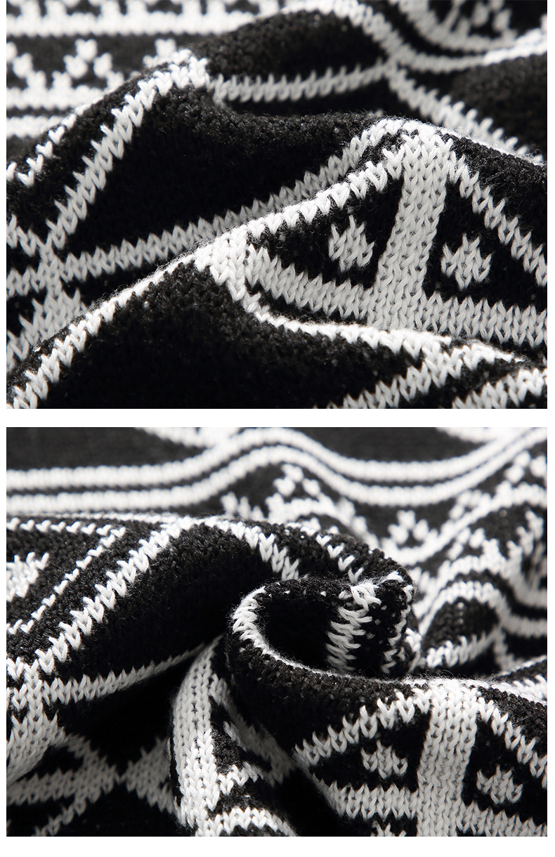 Men's Knitted Sweater Casual Winter Pullover For Men_voghion.com