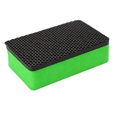 Car Beauty, Car Wash Magic Mud, Car cleaning tools - hollow-square-ground-mud-rubbed-green