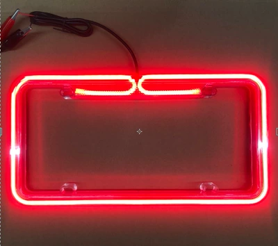 license plate light frame American – License plate holder/license plate holder - red