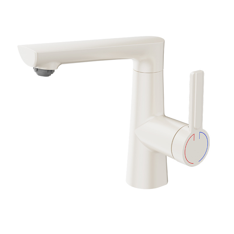 Uno por uno, grifo de lavabo, baño universal frío y caliente, lavabo de encimera, agua fría y caliente, grifo giratorio