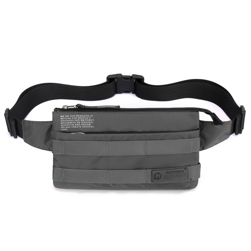 WEPOWER nueva bolsa de hombro pequeña para viajeros al aire libre, cintura portátil, bolsa de pecho anti-salpicaduras de moda de moda