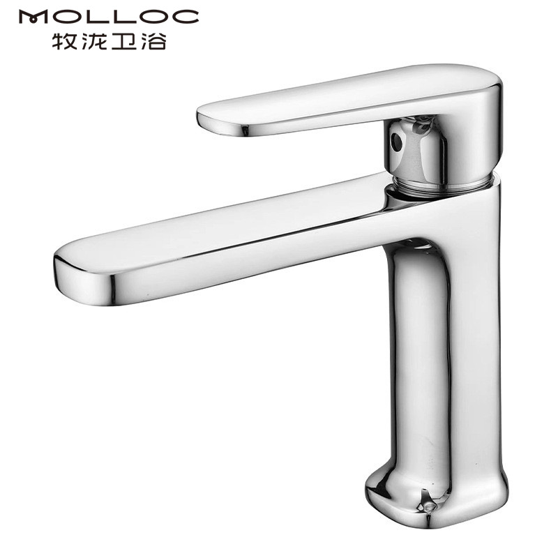 Mu Yi Cobre Cuenca del grifo lavabo del baño bajo el mostrador de la Cuenca caliente y fría de un solo agujero grifo de la nueva fábrica directa de Ventas