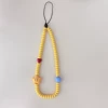 52 Yellow Flat Beads Yellow Smiley Stars