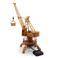 仿真遥控工程起重机 吊塔模型 建筑工地龙门架儿童玩具跨境批发