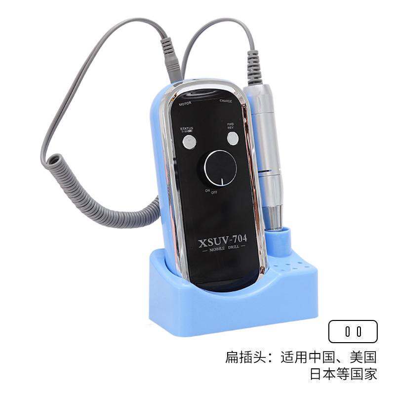 Polizador de uñas portátil transfronterizo 45000RPM Polizador de pulido multifuncional de almacenamiento de energía especial para la tienda de uñas