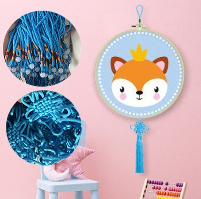 Bordado DIY material paquete colgante especias Lu bordado bolsita zongzi hecho a mano DIY relleno ajenjo lavanda