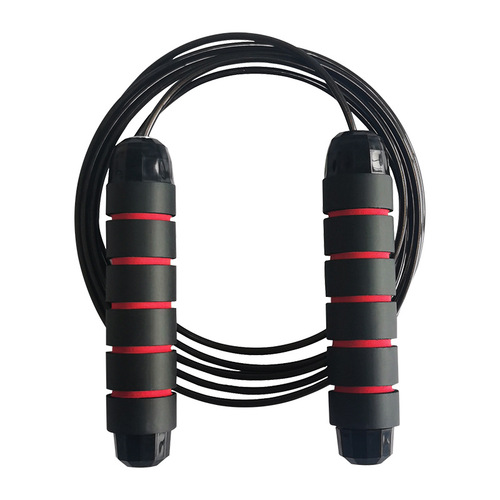 Factory direct supply of weight-bearing double-bearing skipping rope for adults, students and children, high school entrance examination steel wire skipping rope wholesale
