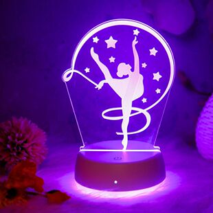 �羳���R�d��ƽ̨3Dҹ���赸�w��USB�������YƷ���|��7ɫ�xƷ����