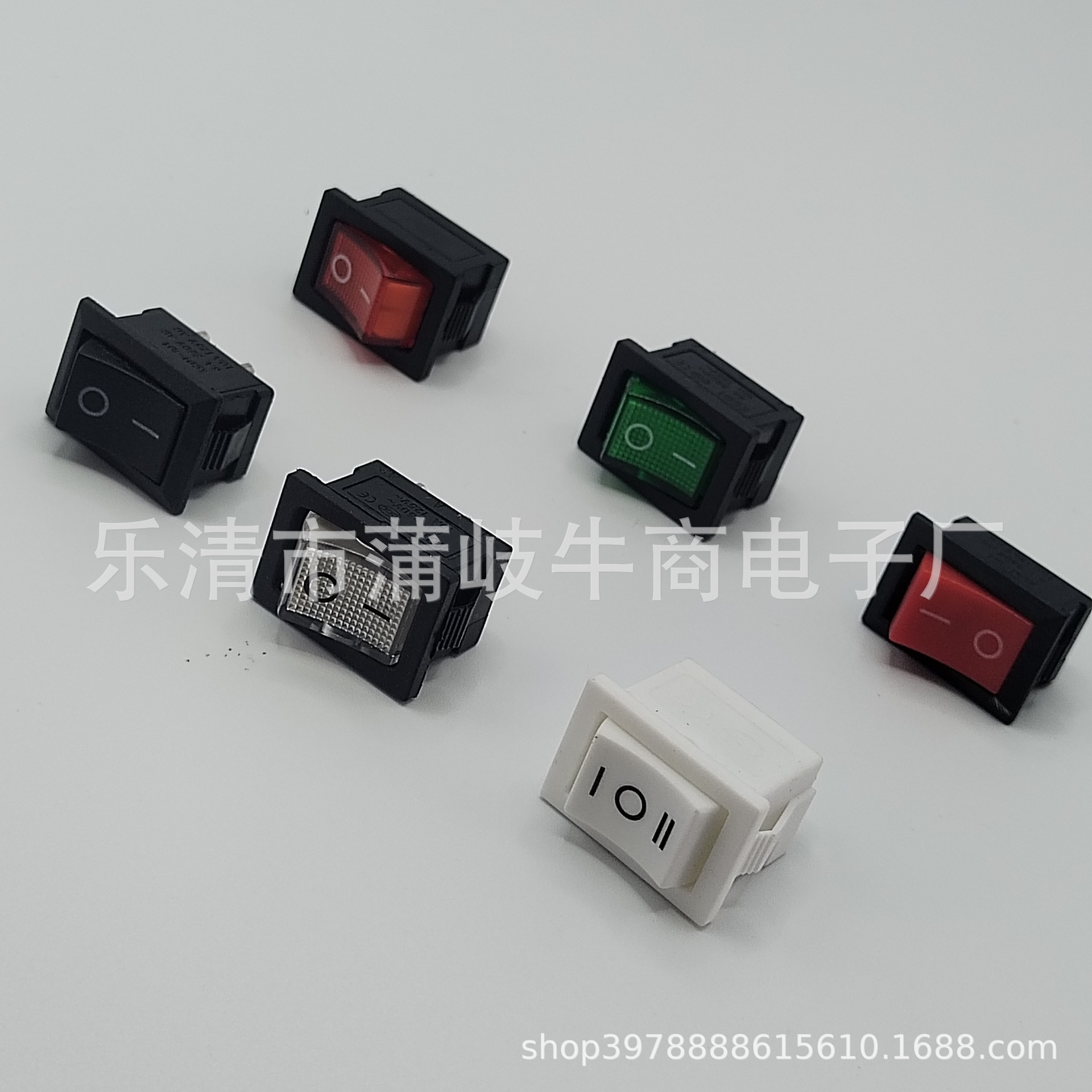 两档三档KCD4船型开关KCD1//KCD3椭圆形KCD2复位二三四六脚带灯