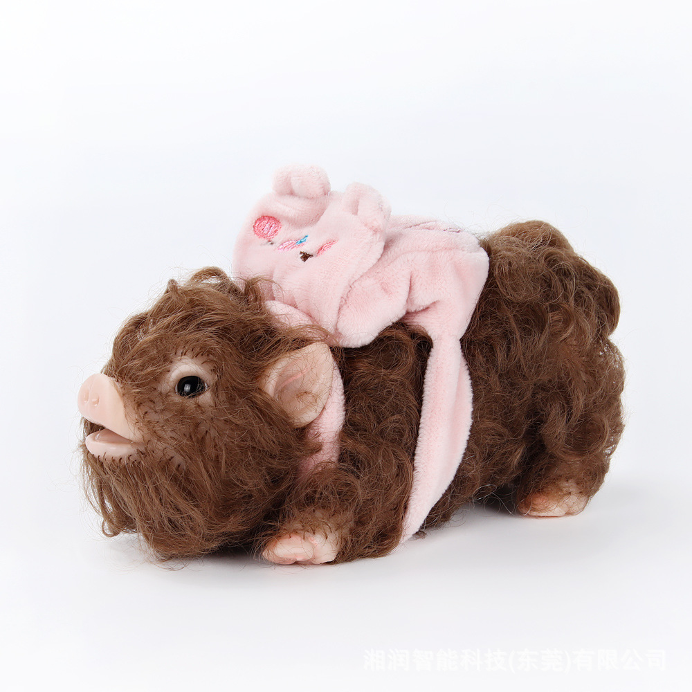 Venta caliente transfronteriza simulación de silicona cerdo descompresión juguete pellizco renacimiento protección del medio ambiente dibujos animados silicona cerdo bebé