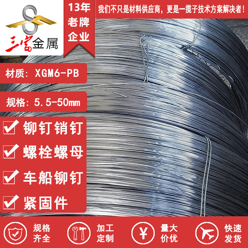 宝钢现货XGM6-PB纯铁冷镦用 优选冷墩线材 可球化拉丝加工精品线