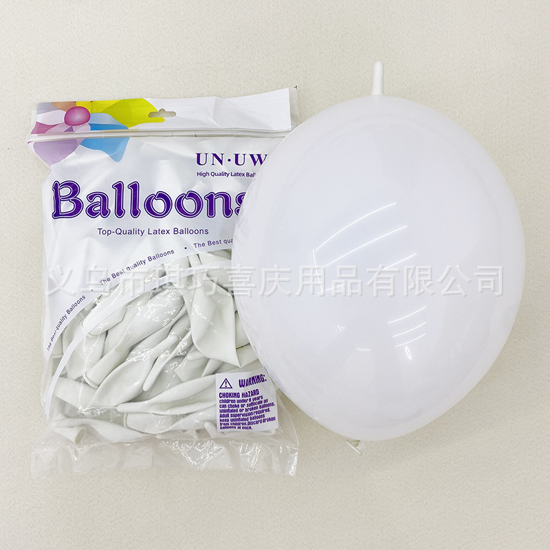 Globos con Cola de 10 Pulgadas para Fiestas, Color Sólido