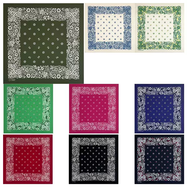 Cotton 54* 54cm Headscarf Square Scarf Street Dance Headband Sun Protection Face Towel Magic European and American Hip-Hop Accessories