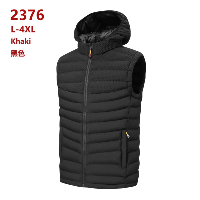 2024 chaleco de algodón de costillas otoño y invierno nuevo calentamiento sin mangas palpitación clip de algodón comercio exterior transfronterizo al por mayor