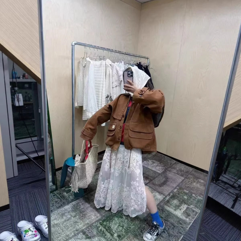 French-Style Niche Detachable Cape with Leather Collar Workwear Jacket for Women, New Autumn 2025 Loose Versatile Jacket Top French-Style Niche Detachable Cape with Leather Collar Workwear Jacket for Women, New Autumn 2025 Loose Versatile Jacket Top
