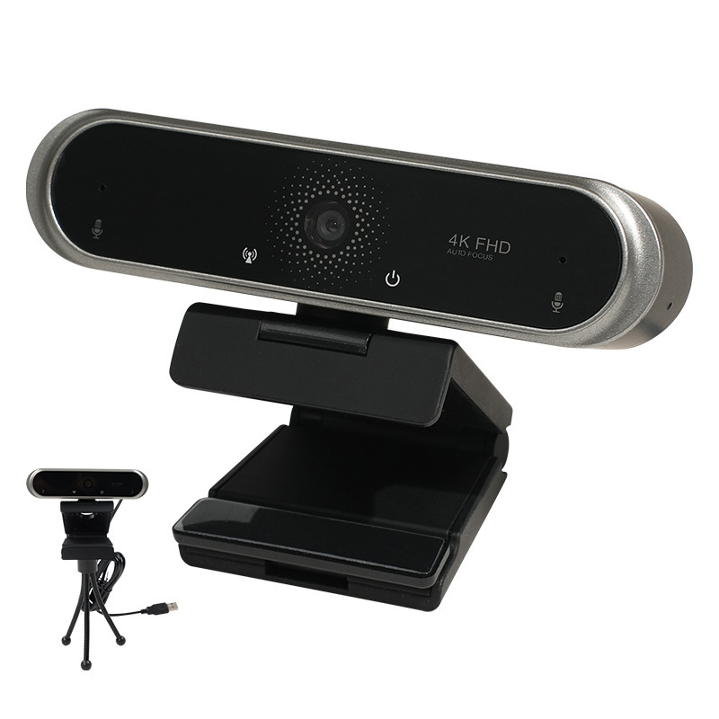Webcam4K Computer Camera Hd Driver-Free Online Class Live Video Chat with Microphone USB Webcam