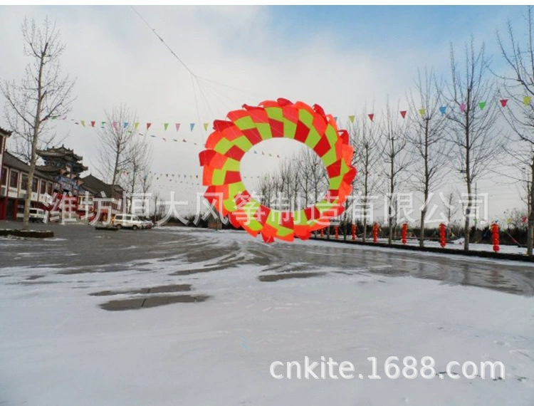 Weifang kite big size halo kite kite rolling dragon kite activity performance big software kite kite